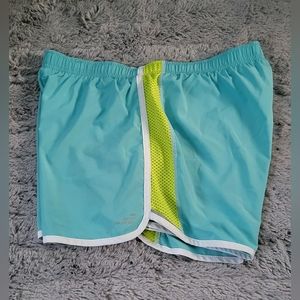 BCG athletic blue/green shorts size Large